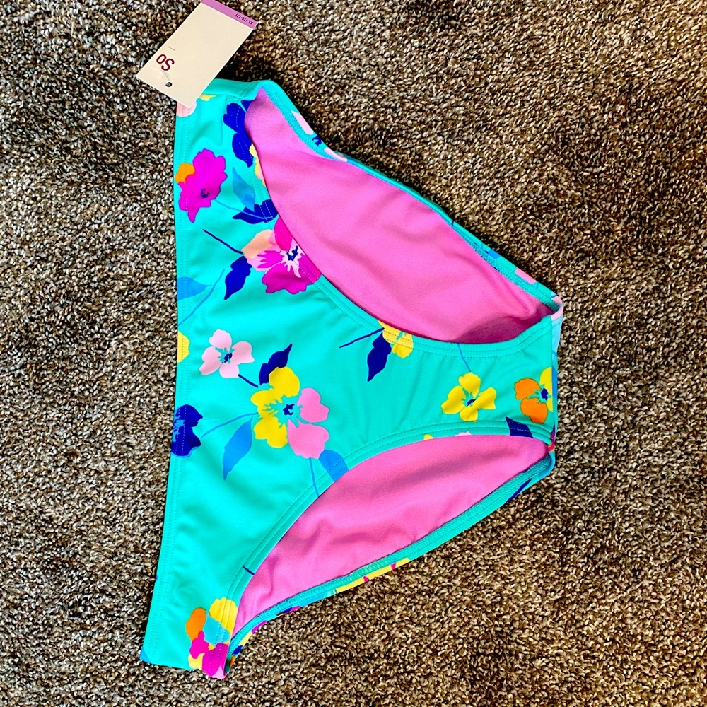 New!  Printed Hipster Bikini Bottoms Shell